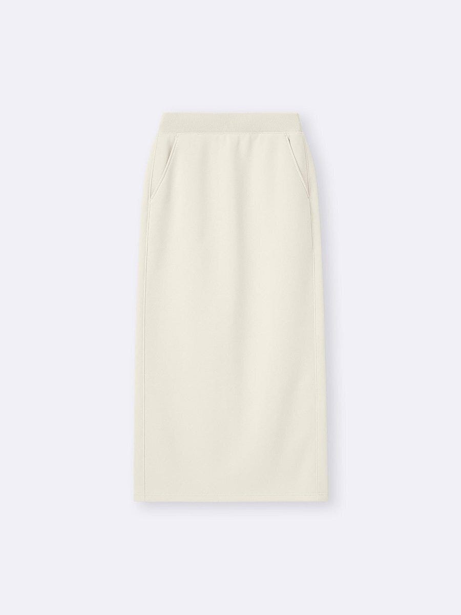 GUのヘビーウェイトスウェットナロースカート