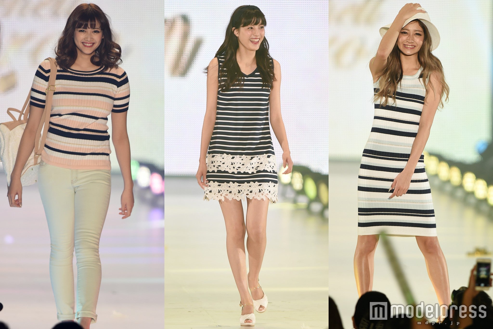 2016年春は「ボーダー」回帰！「マルチカラー＆レース」でガーリーに着こなしたい