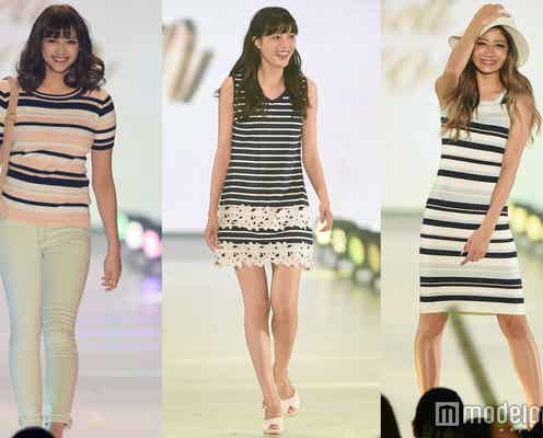 2016年春は「ボーダー」回帰!「マルチカラー&レース」でガーリーに着こなしたい