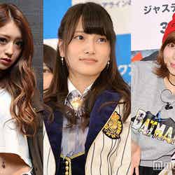 5月10日に一番読まれたニュースは？／（左から）みちょぱ、入山杏奈、益若つばさ（Ｃ）モデルプレス