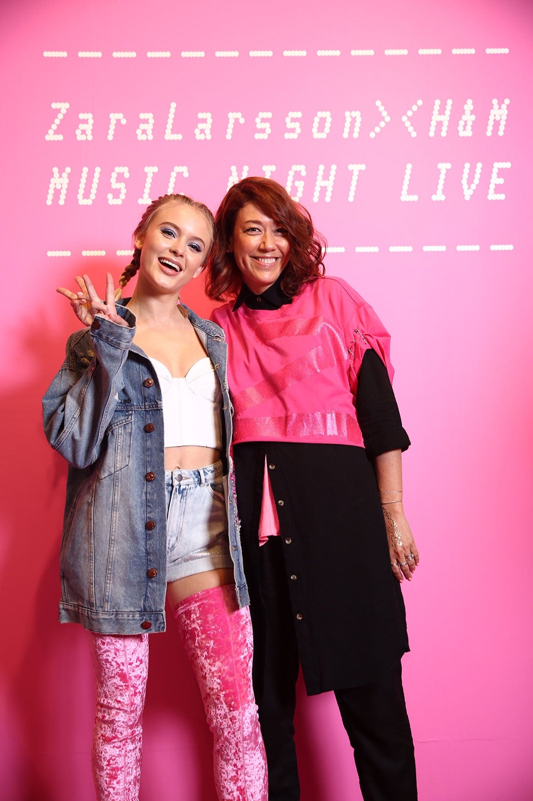 ザラ・ラーソン、LiLiCo （画像提供：H＆M）