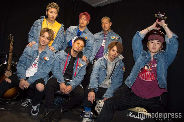 (前列左から)白濱亜嵐、数原龍友、片寄涼太、佐野玲於(後列左から)小森隼、中務裕太、関口メンディー (C)モデルプレス