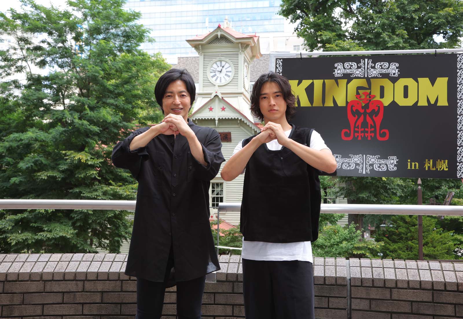 大沢たかお、山崎賢人（C）原泰久／集英社 2023映画「キングダム」製作委員会