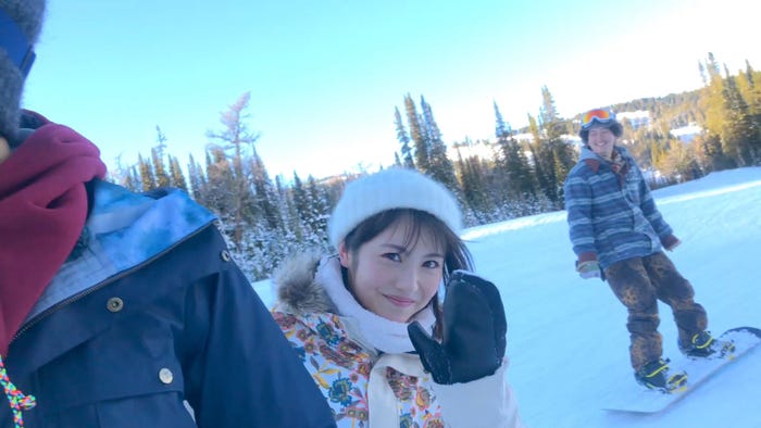 浜辺美波/2019年度「JR SKISKI」CMより(提供写真)