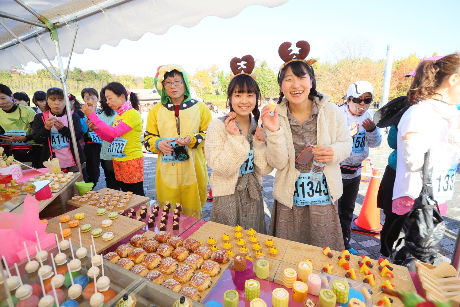スイーツマラソン過去開催風景／提供画像