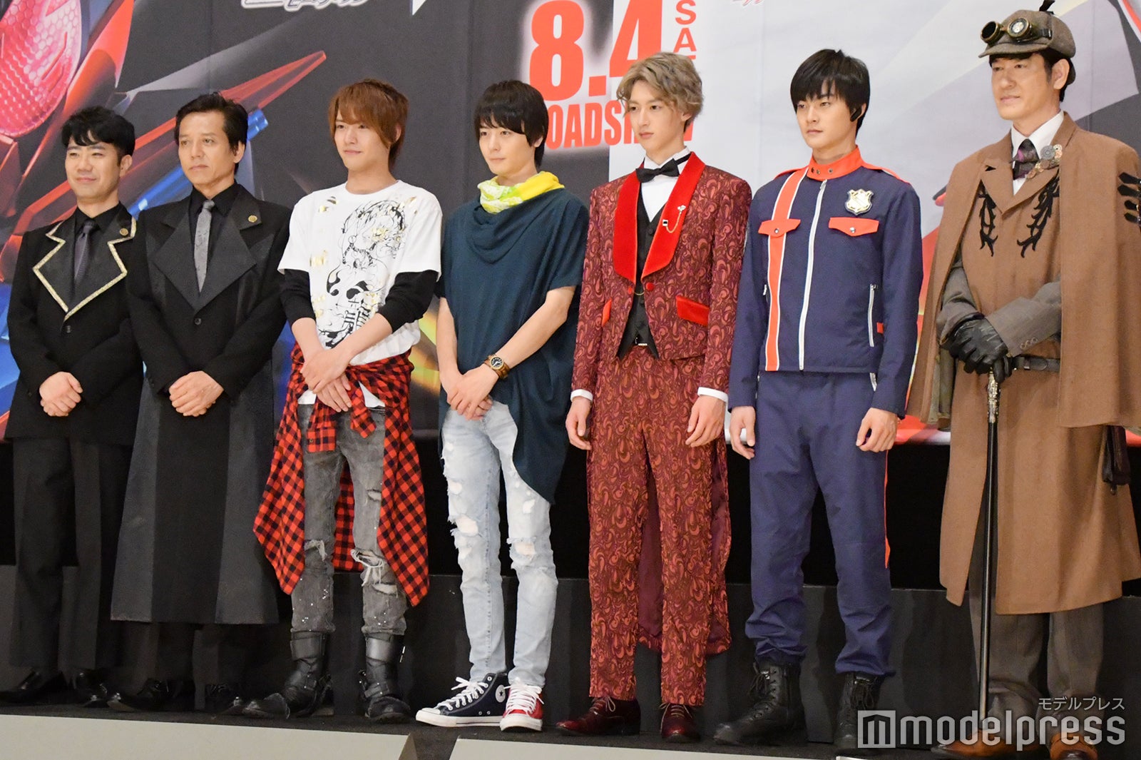 藤井隆、勝村政信、赤楚衛二、犬飼貴丈、伊藤あさひ、結木滉星、田中直樹 （C）モデルプレス