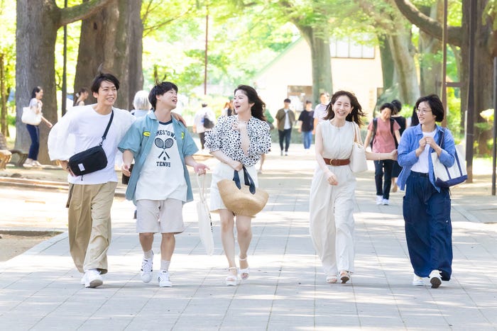 亀梨和也、矢本悠馬、宮澤エマ、田中みな実、石原さとみ「Destiny」第1話より(C)テレビ朝日