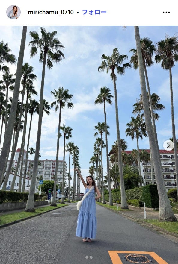 みりちゃむInstagramより