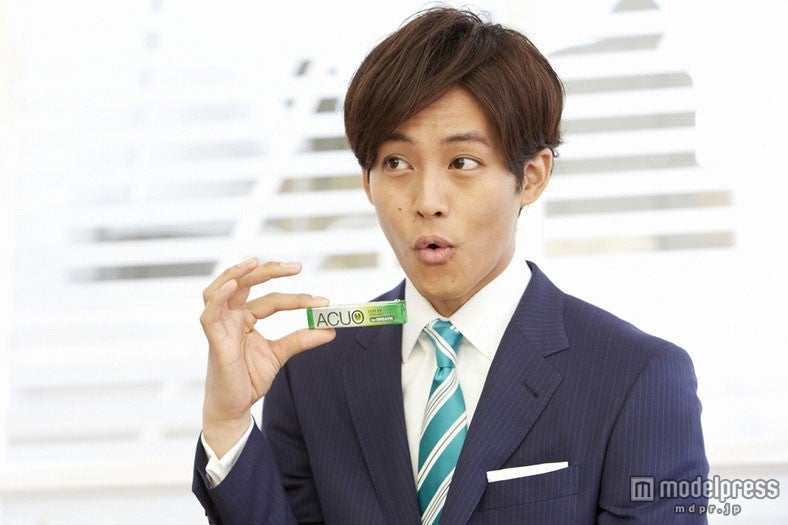 松坂桃李／新CM「息顔（いきがお）」編メイキングショット