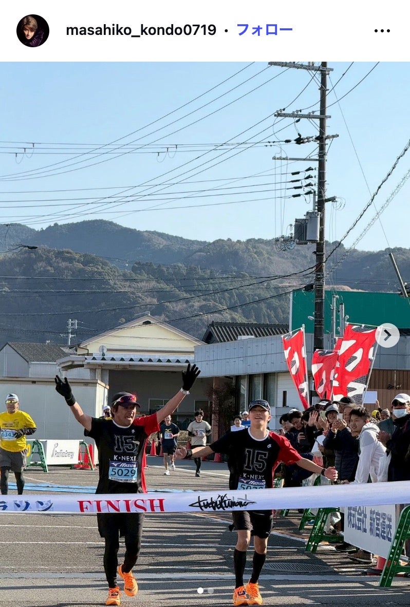 近藤真彦Instagramより