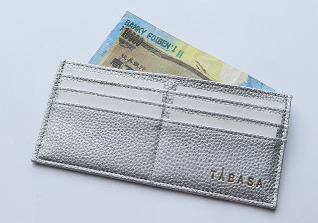 付録　素敵なあの人　TABASA　レザー調超スリム財布　お札　そのまま入る　折らない