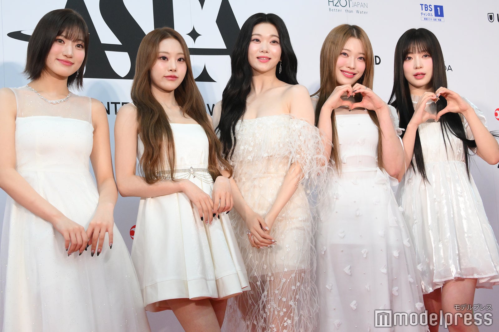 Billlie／（左から）シユン、ション、ツキ、ハラム、ハルナ（ムン・スア、スヒョンは欠席）（C）モデルプレス