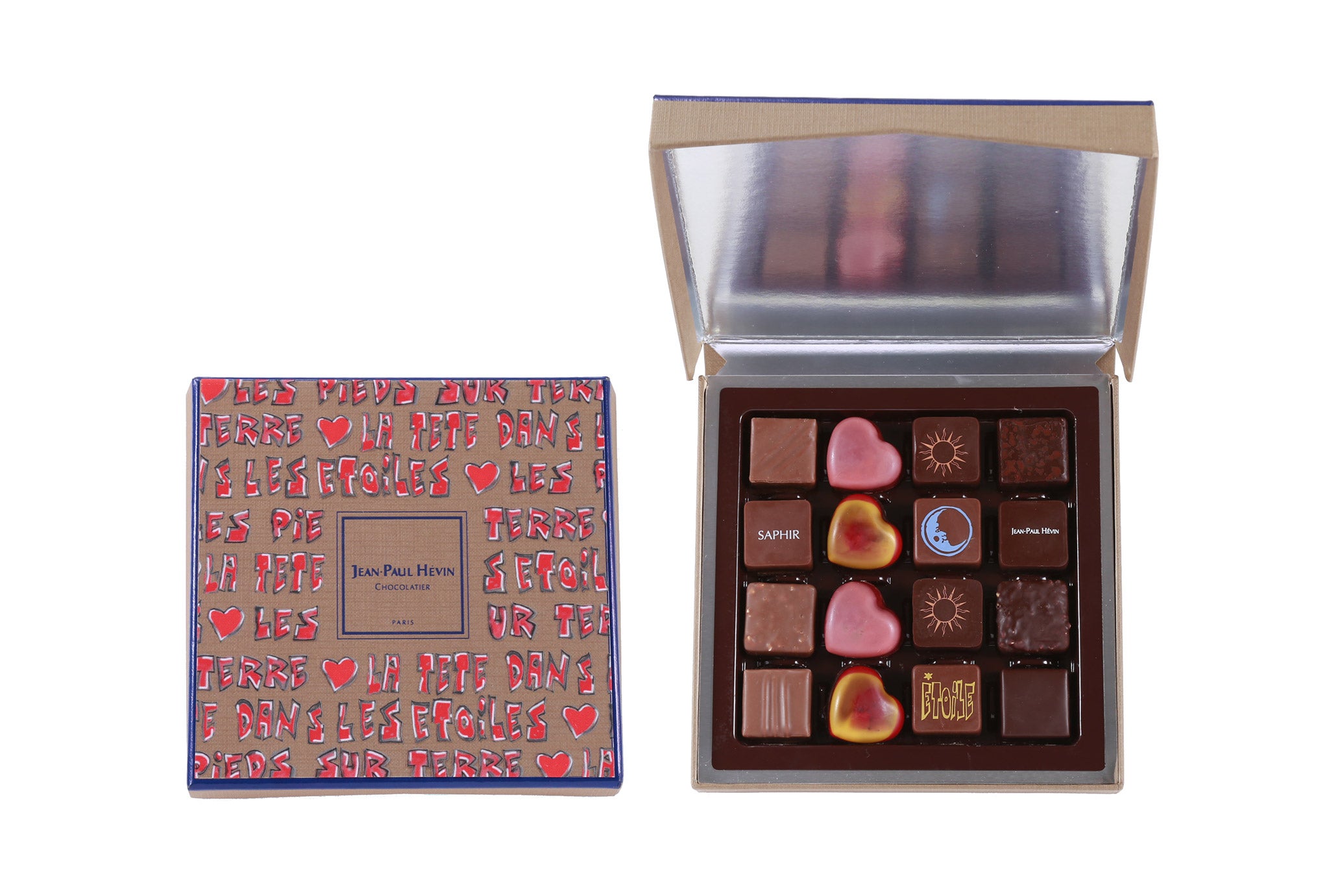 「ボワットゥ ショコラ 16個入 ストリートアート」6,744円（税込）／画像提供：株式会社 JEAN-PAUL HEVIN JAPON