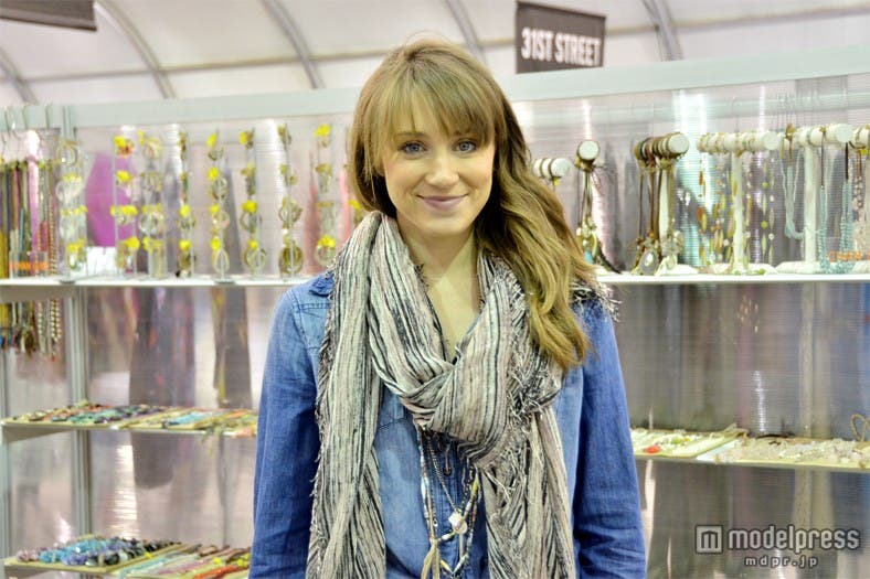 「CHAN LUU(チャン・ルー)」のプレス担当者(「MAGIC」2013S/Sにて)