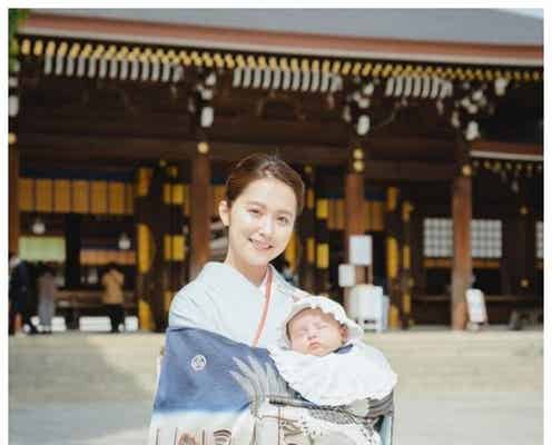 衛藤美彩&源田壮亮夫妻、家族写真公開に反響「すっかり母親の顔」「美しすぎる」