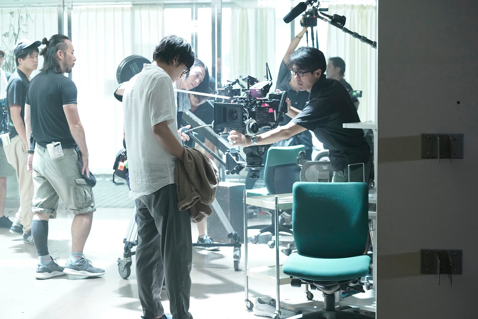 北村匠海／撮影の様子（C）2019「十二人の死にたい子どもたち」製作委員会