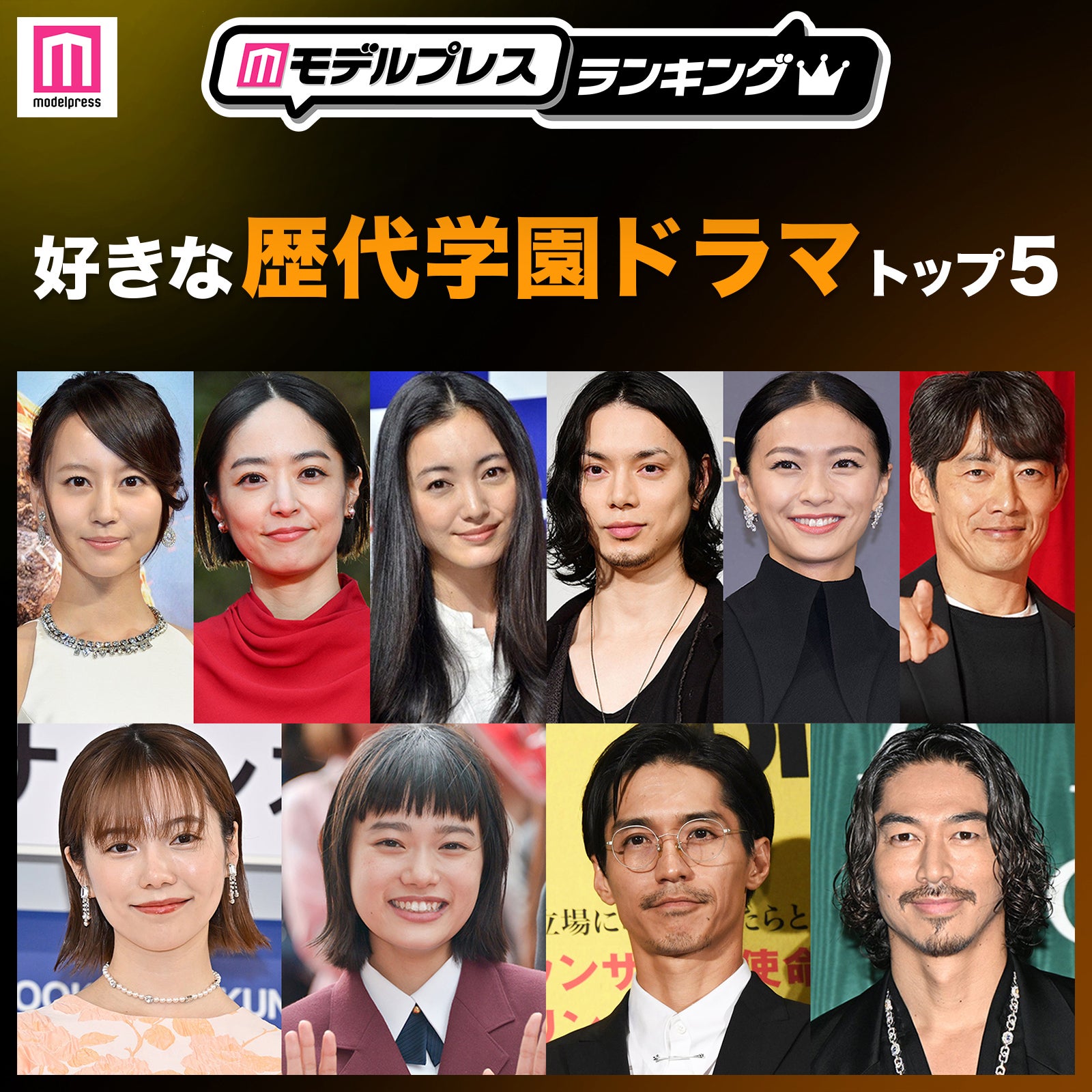 読者が選ぶ「好きな歴代学園ドラマ」トップ5を発表【モデルプレスランキング】