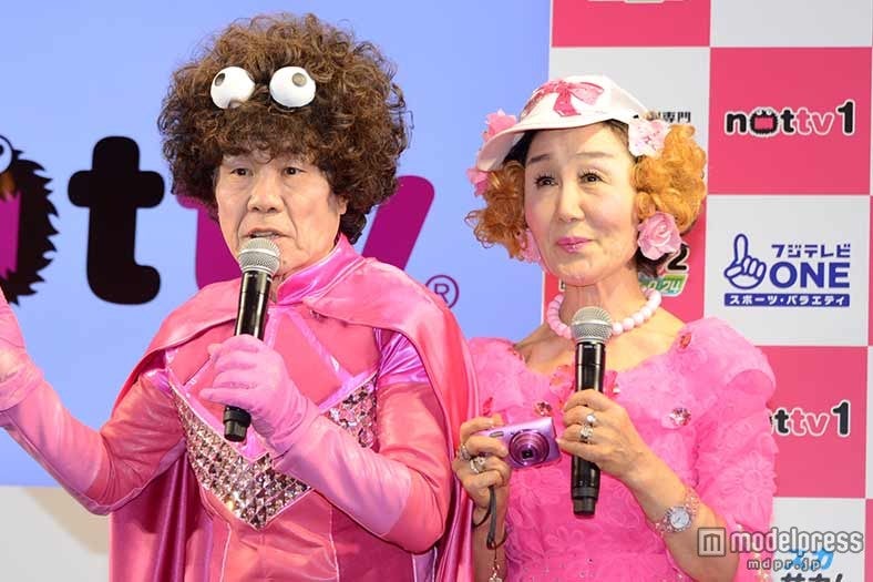 （左から）林家ペー、林家パー子