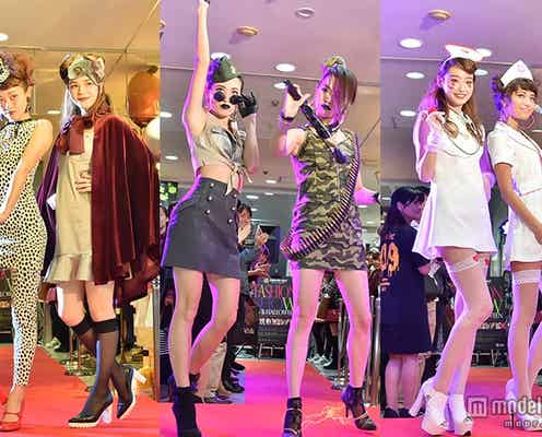 山本優希、宮城舞、尾崎紗代子らハロウィンコスで出現 目の前ランウェイに観客興奮<写真特集>