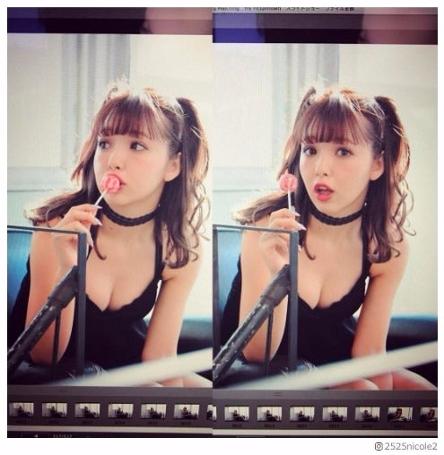 藤田ニコル、美谷間あらわなセクシーショットに反響「エロるん」「どんどん大人っぽくなる」