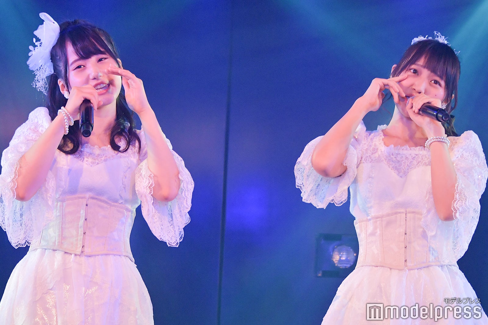 「蜃気楼」稲垣香織、前田彩佳／AKB48柏木由紀「アイドル修業中」公演（C）モデルプレス