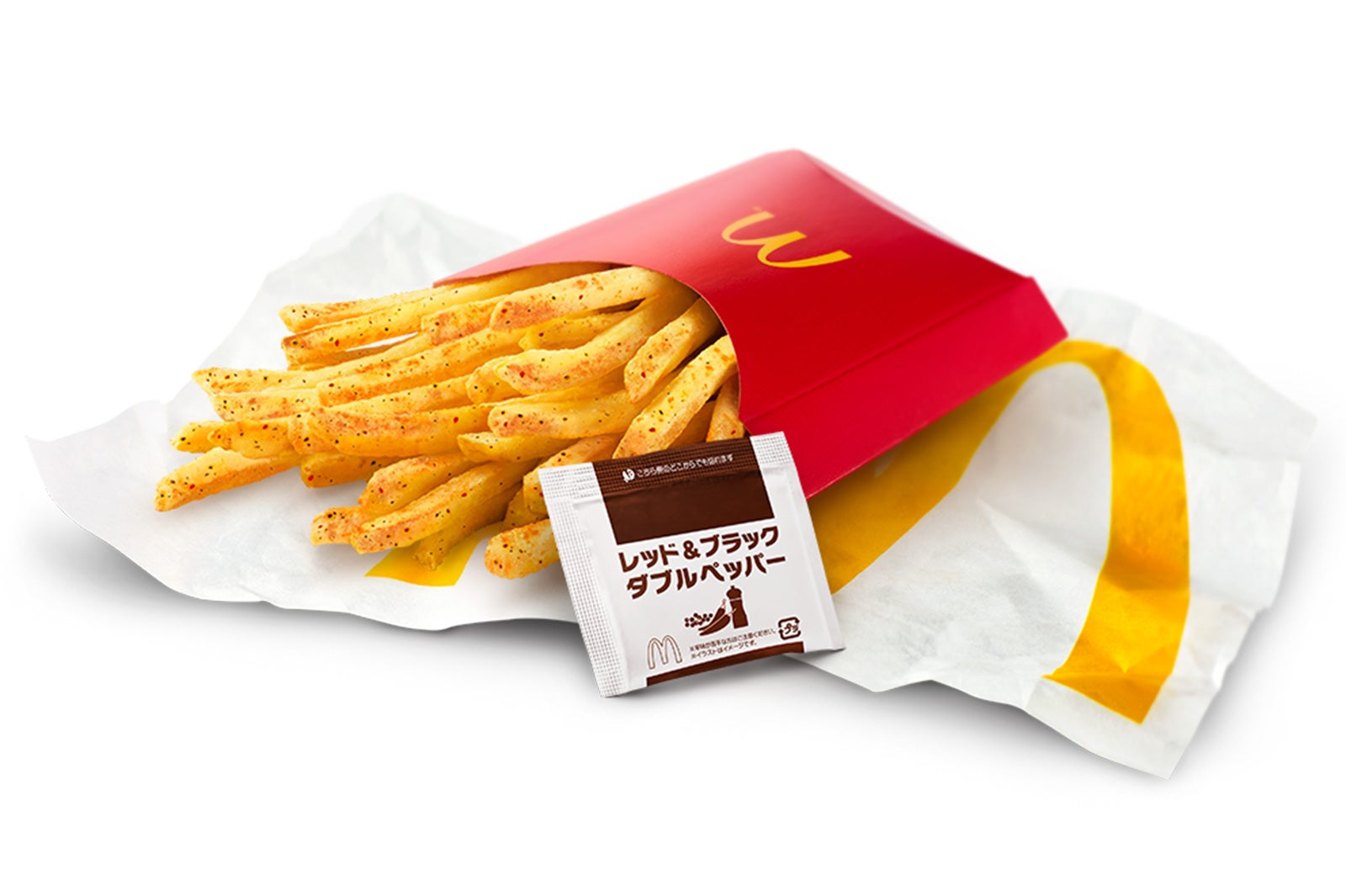 シャカシャカポテト（R） レッド＆ブラック　ダブルペッパー／画像提供：日本マクドナルド
