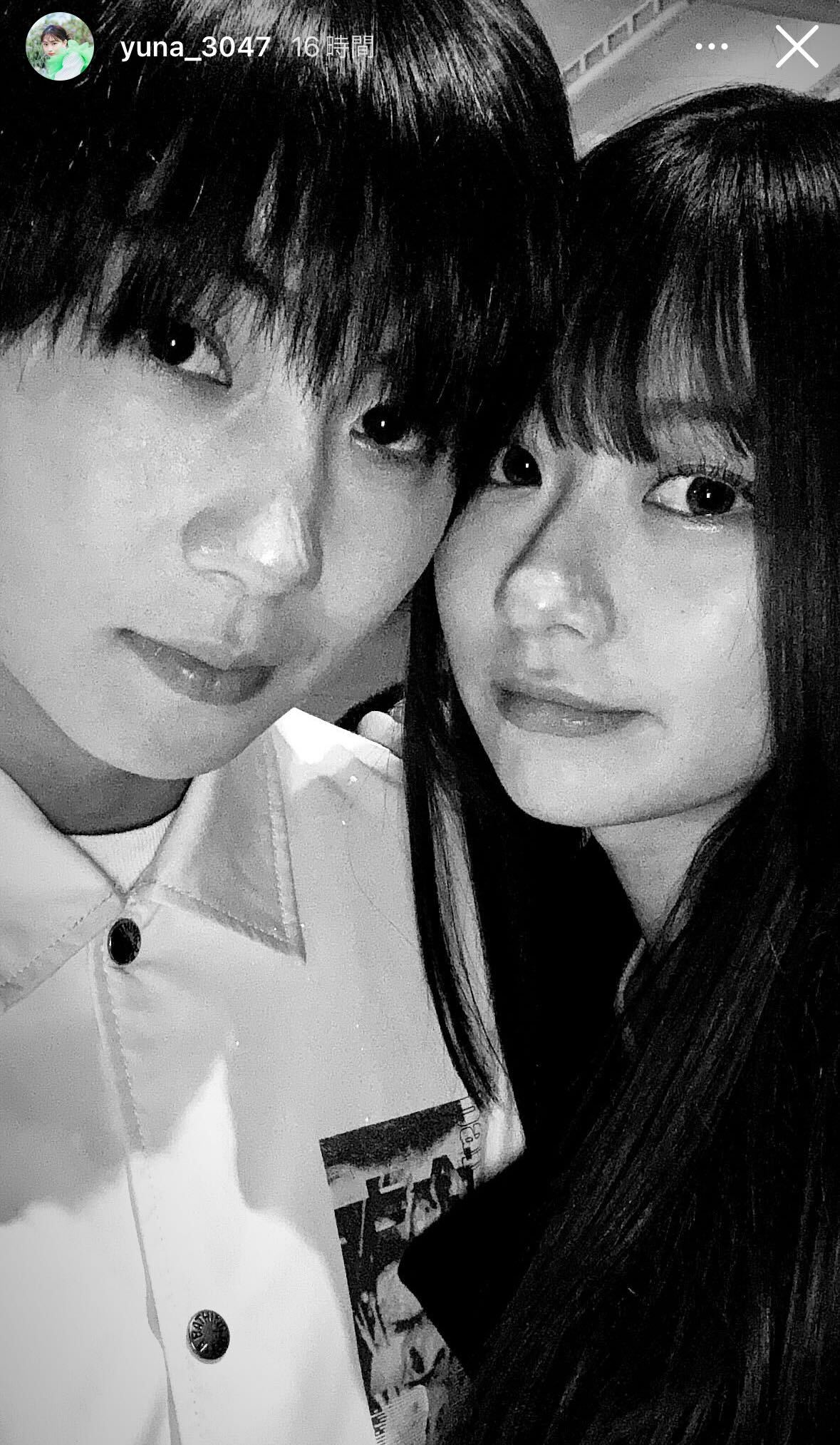 岡田蓮、みとゆな／みとゆな公式Instagramのストーリーズより