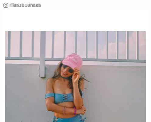 仲里依紗、SEXYオフショルビキニ姿が可愛すぎ!「まさか2人目?」の声にコメント