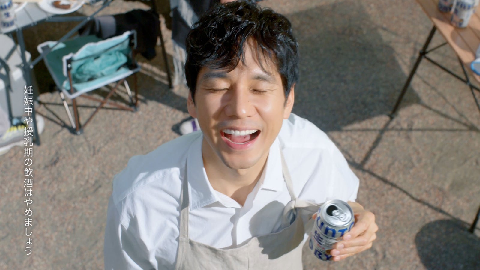 西島秀俊／新TVCM「生奉行」篇より（提供写真）