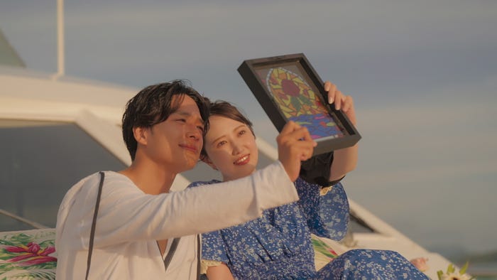 久次米一輝、辻本菜々子『バチェラー・ジャパン』シーズン6エピソード3(C)2025 Warner Bros. International Television Production Limited. All Rights Reserved