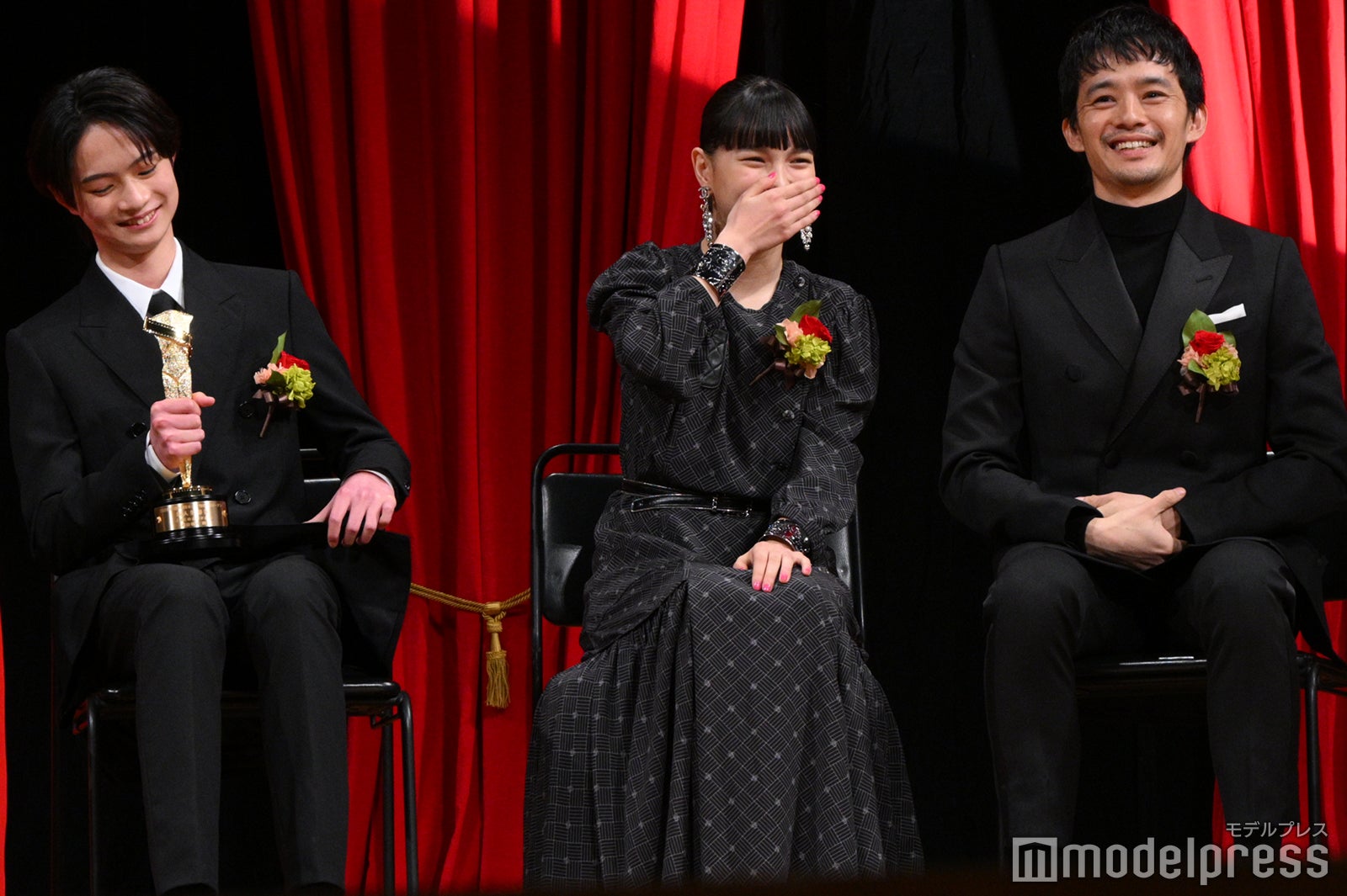 越山敬達、中西希亜良、池松壮亮（C）モデルプレス