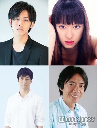 (左上より)松坂桃李、栗山千明(左下より)西島秀俊、生瀬勝久/(C)2014 映画「ケルベロスの肖像」製作委員会