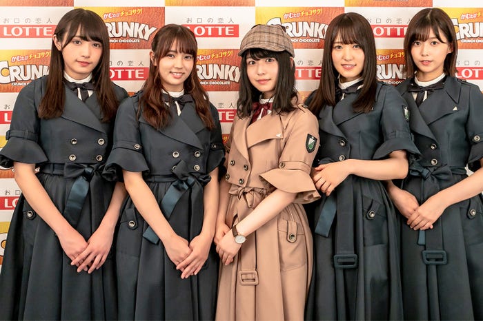 (左から)渡辺梨加、小林由依、長濱ねる、菅井友香、渡邉理佐 (提供写真)