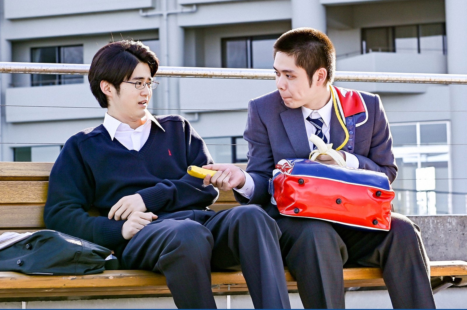 鈴鹿央士、細田佳央太「ドラゴン桜」第9話より（C）TBS