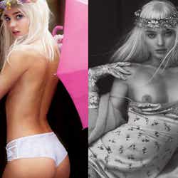 ミランダ・カー Photo by SEBASTIAN FAENA(V MAGAZINE)