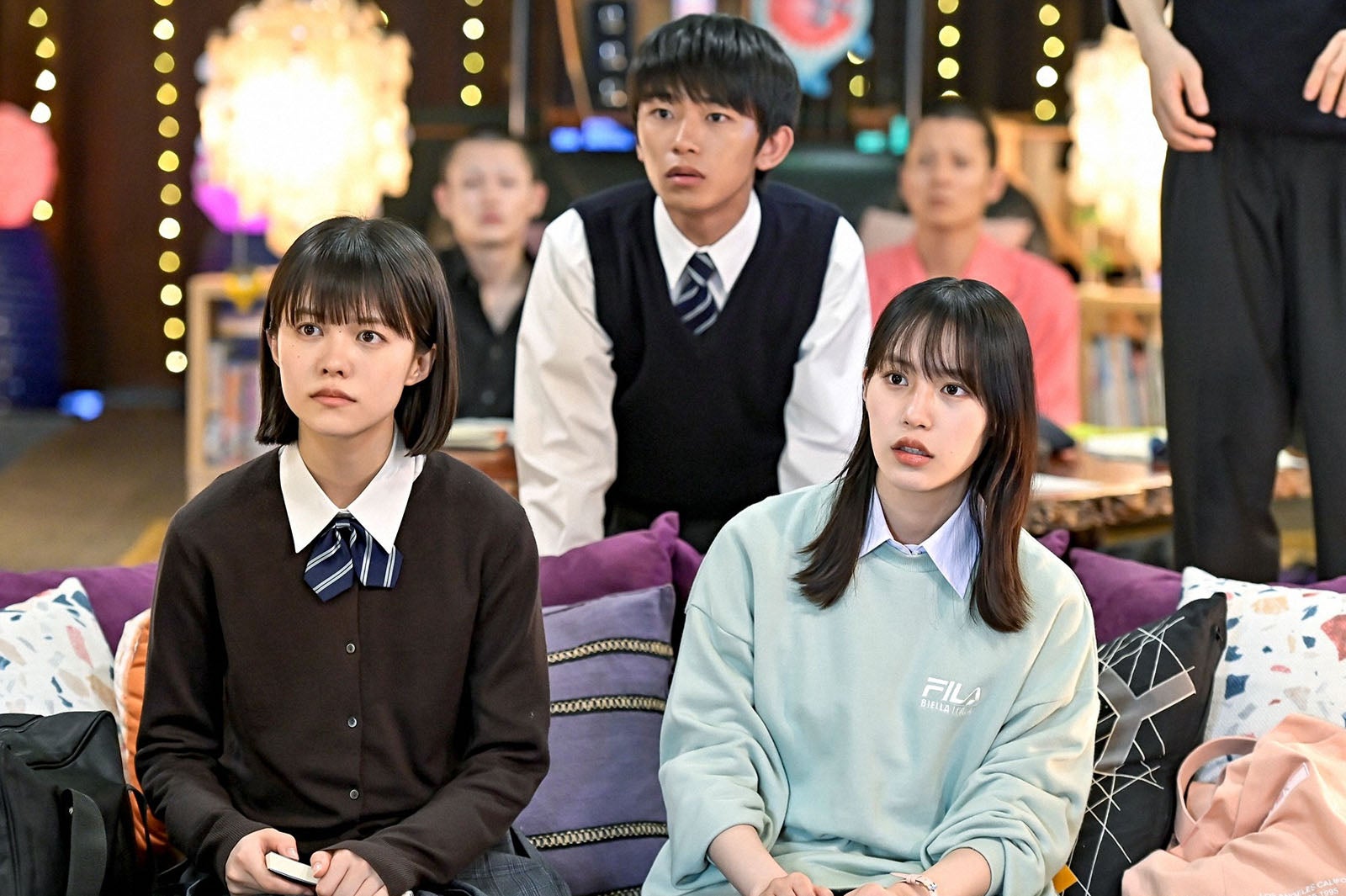 志田彩良、加藤清史郎、南沙良 「ドラゴン桜」第8話より（C）TBS