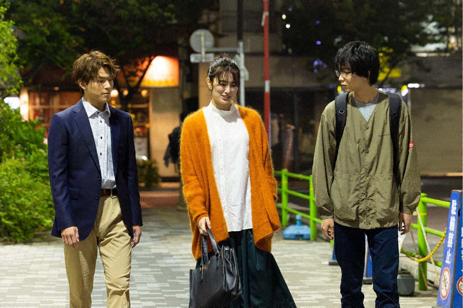 松大航也、高月彩良、鈴木仁「さらば、佳き日」第4話より（C）「さらば、佳き日」製作委員会