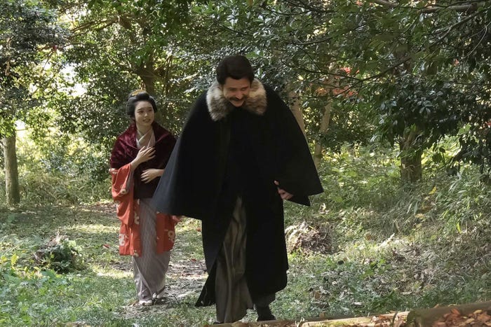 高石あかり、トミー・バストウ「ばけばけ」第99話(C)NHK