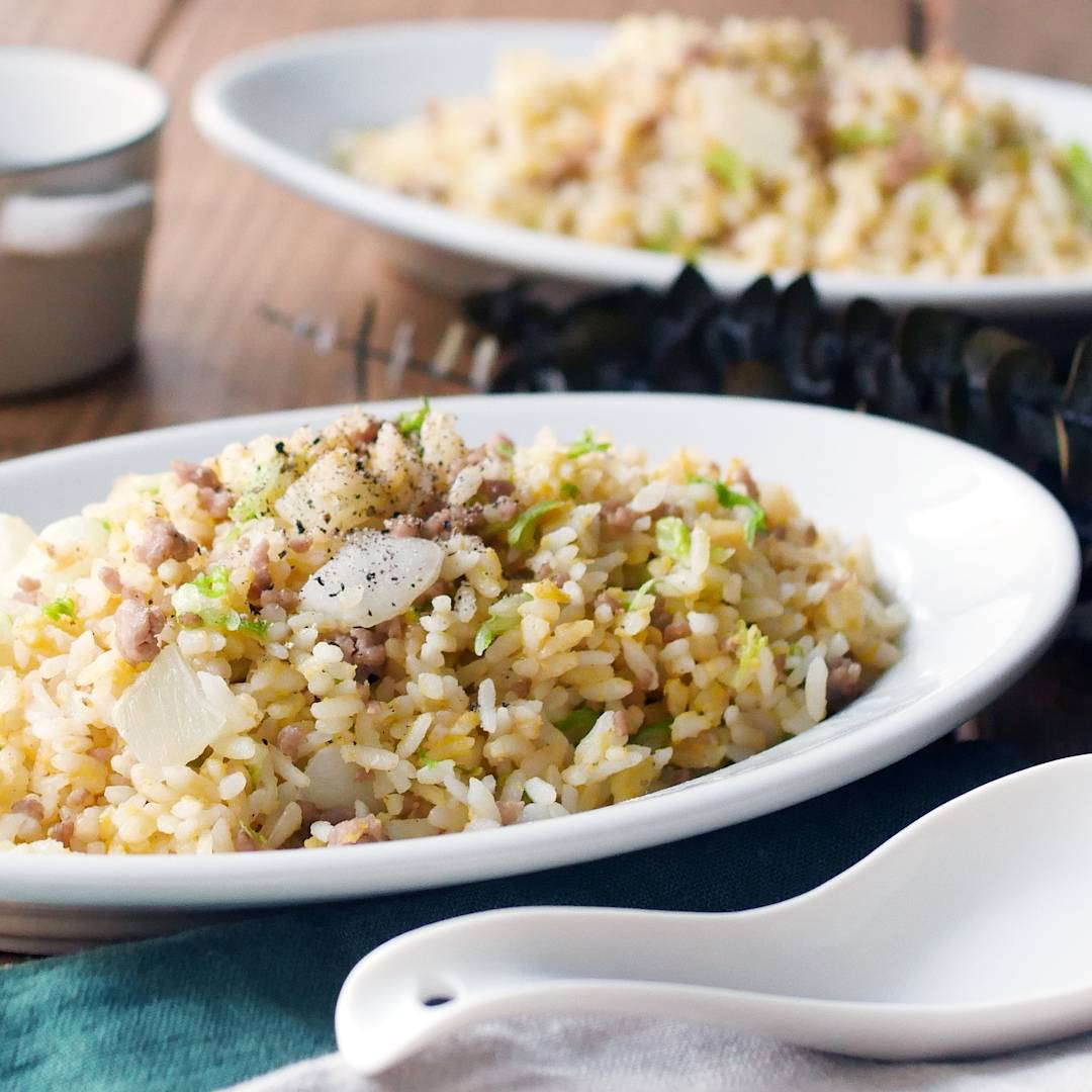 塩もみがポイント！シャキシャキ白菜チャーハン