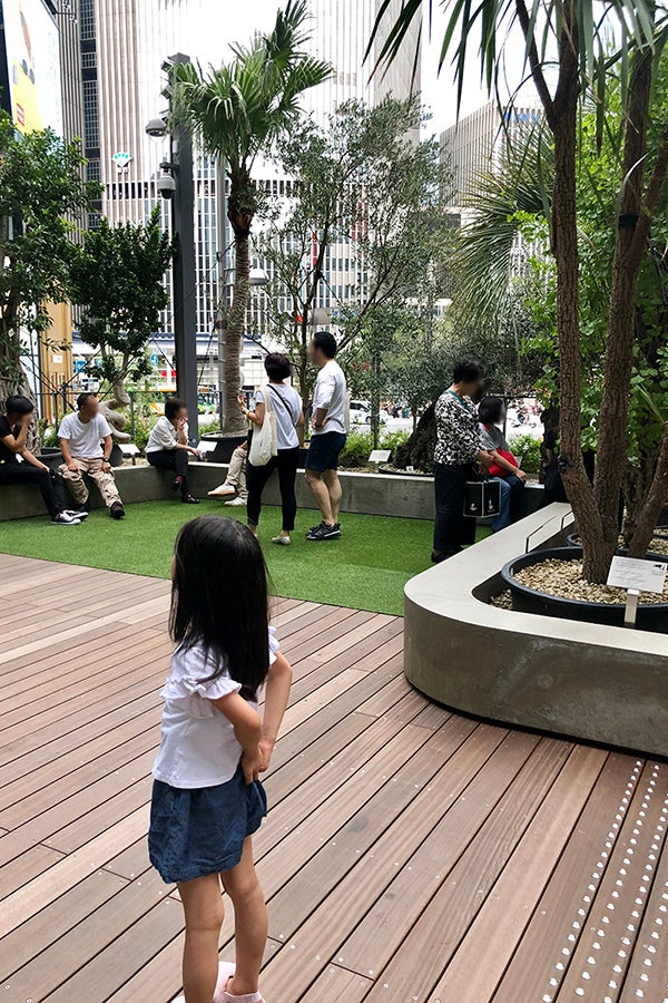 Ginza Sony Park_休憩スペース1