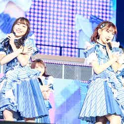須田亜香里、宮脇咲良「AKB48グループ感謝祭～ランクインコンサート～」（C）AKS