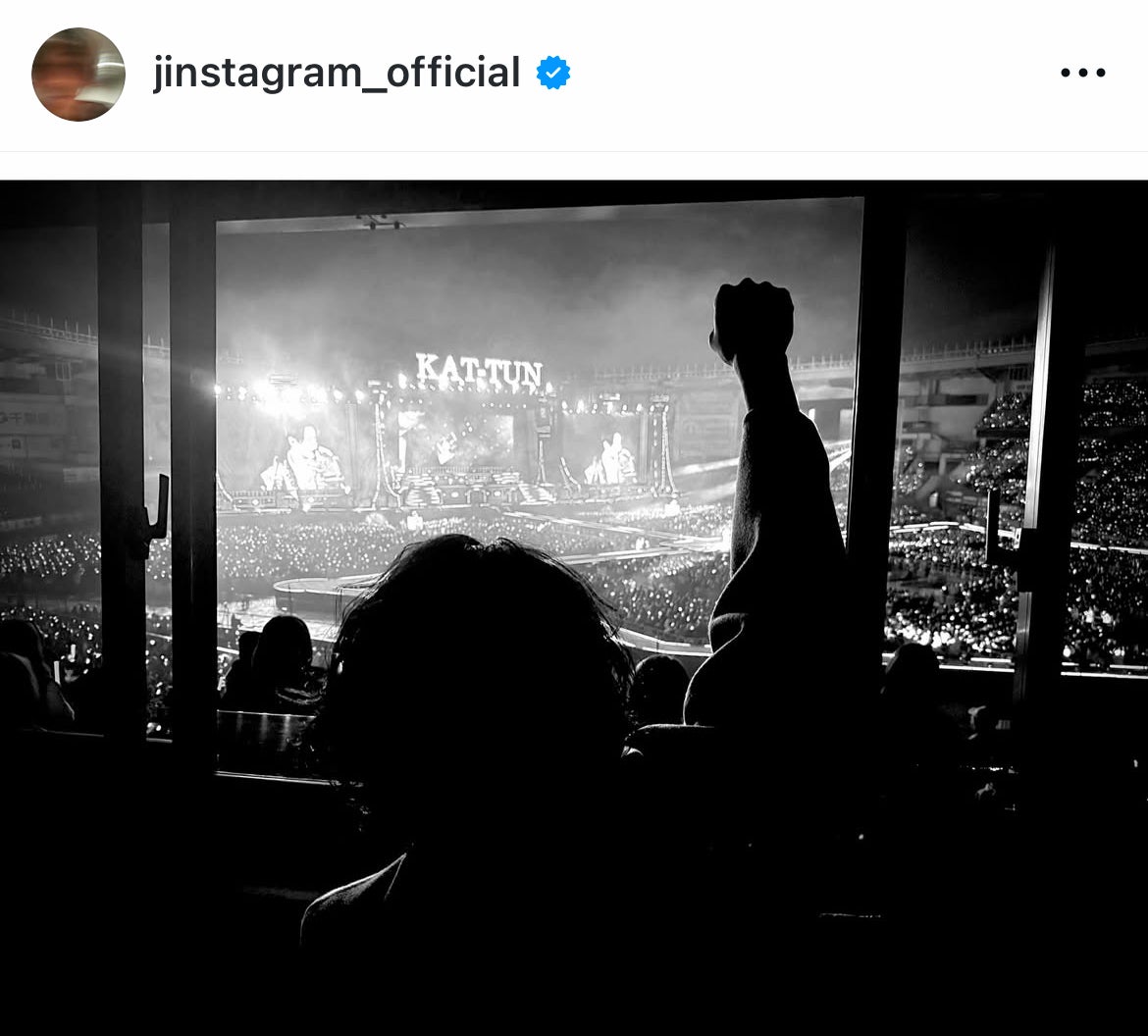 赤西仁 Instagramより