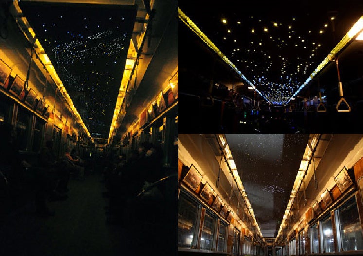 冬の銀河便、昨年の様子／画像提供：阪急阪神ホールディングス