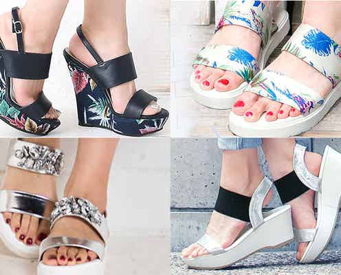 旬な夏脚をメイク!Wベルトサンダルがオシャレ度&履き心地◎