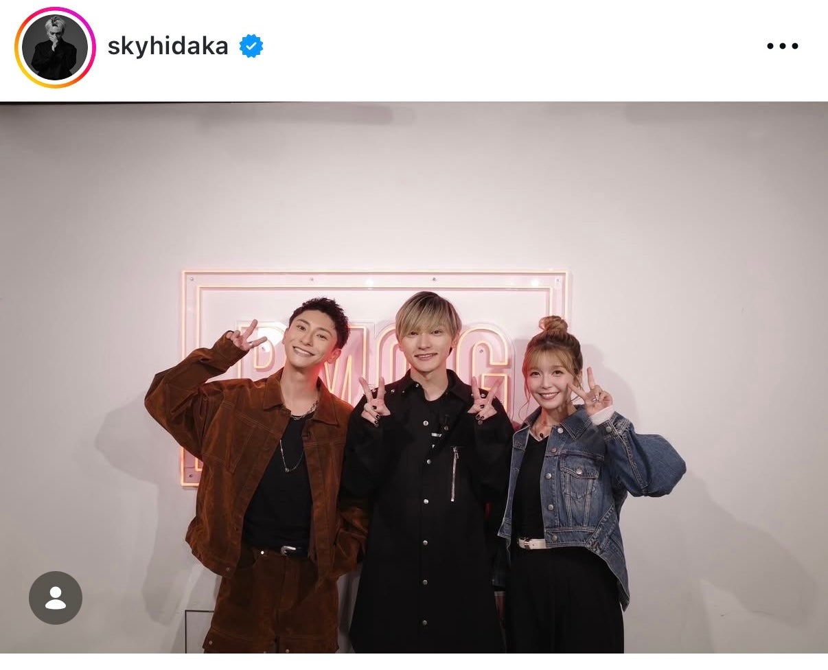 SKY-HI Instagramより