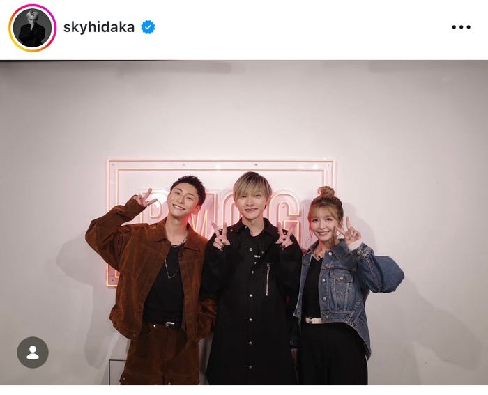 SKY-HI Instagramより