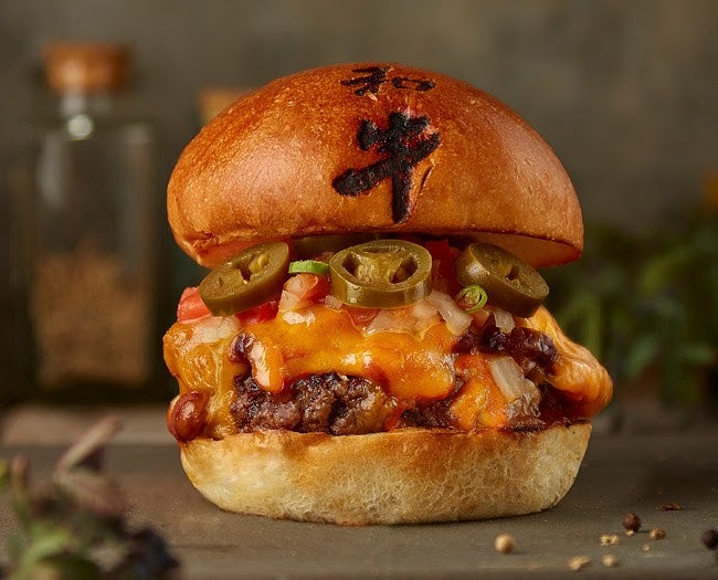 Wagyu Burger／画像提供：平城苑