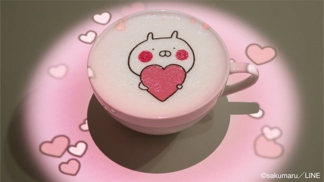 人気のキャラクター「うさまる」コラボカフェメニュー／画像提供：ソニー