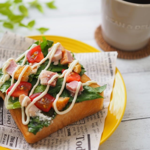 コストコクラシックベーコンシーザーサラダアレンジ