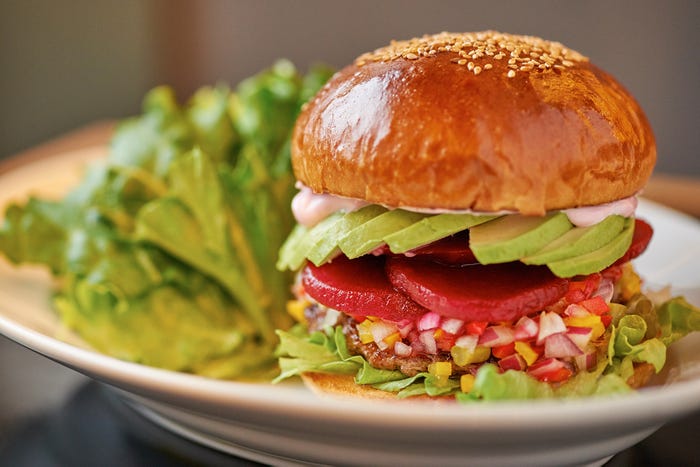 AVOCADO BEETS BURGER